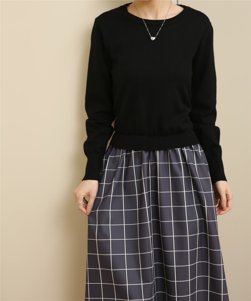「MAISON DE THERESE」 ドッキングワンピース FREE ブラック レディース_画像6