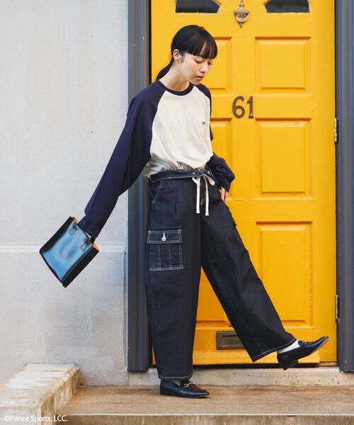 「FREAK'S STORE」 カーゴパンツ SMALL オリーブ レディース_画像2
