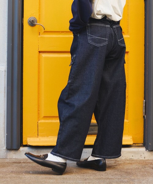 「FREAK'S STORE」 カーゴパンツ SMALL オリーブ レディース_画像3