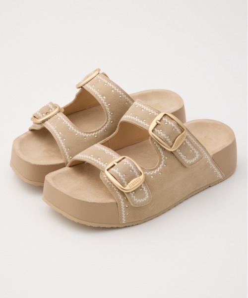 STACCATO（スタッカート） 厚底 サンダル ラシーダプラットフォーム