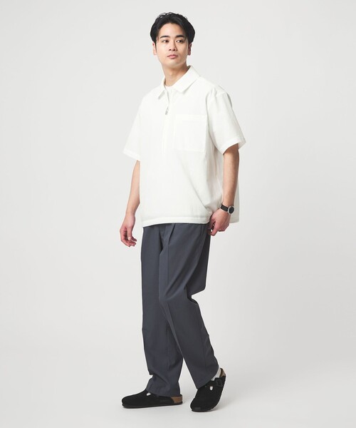 Marmot（マーモット） シャツ 「別注」「Marmot」ハーフジップ 半袖