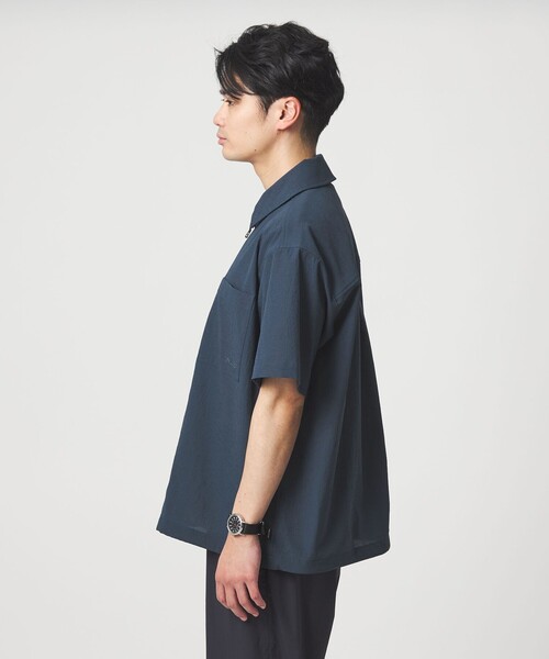 Marmot（マーモット） シャツ 半袖 「別注」「Marmot」ハーフジップ