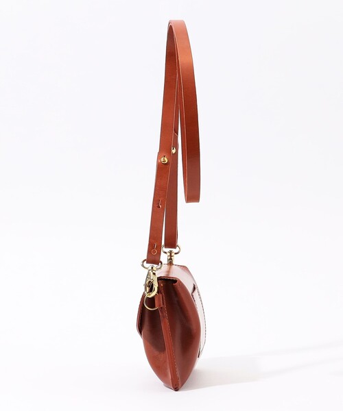 ショルダーバッグ 「別注」GLENROYAL MEDIUM PURSE WITH STRAP ブライドルレザー ショルダーミニバッグ メンズの画像