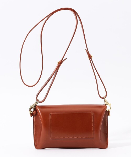 ショルダーバッグ 「別注」GLENROYAL MEDIUM PURSE WITH STRAP ブライドルレザー ショルダーミニバッグ メンズの画像