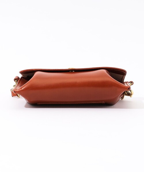 ショルダーバッグ 「別注」GLENROYAL MEDIUM PURSE WITH STRAP ブライドルレザー ショルダーミニバッグ メンズの画像