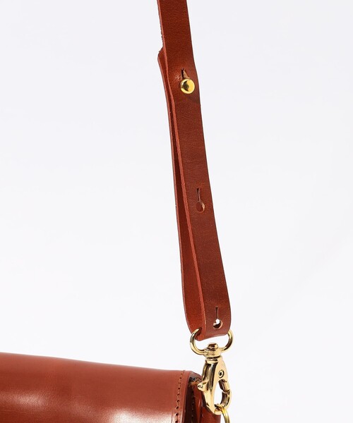 ショルダーバッグ 「別注」GLENROYAL MEDIUM PURSE WITH STRAP ブライドルレザー ショルダーミニバッグ メンズの画像