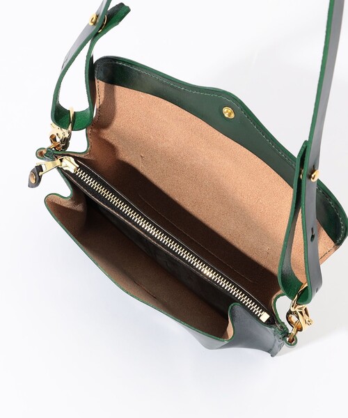 ショルダーバッグ 「別注」GLENROYAL MEDIUM PURSE WITH STRAP ブライドルレザー ショルダーミニバッグ メンズの画像