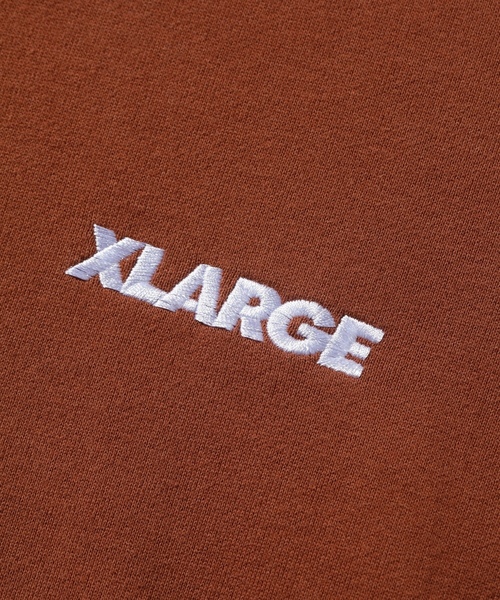 「XLARGE」 プルオーバーパーカー X-LARGE ブラウン メンズ_画像4
