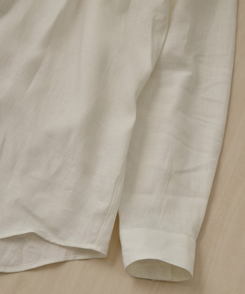 シャツ 「FUJI/フジ」LINEN STANDARD SHIRT メンズの画像