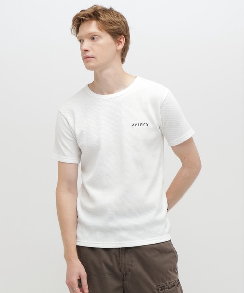 AVIREX（アヴィレックス） tシャツ 「WEB＆DEPOT限定」WAFFLE CREW