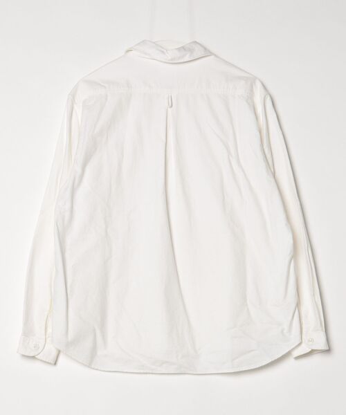 DANTON ダントン プルオーバーシャツ 長袖 白 40 L日本製 Danton（ダントン） 長袖シャツ 40 ホワイト レディース : ZOZOTOWN