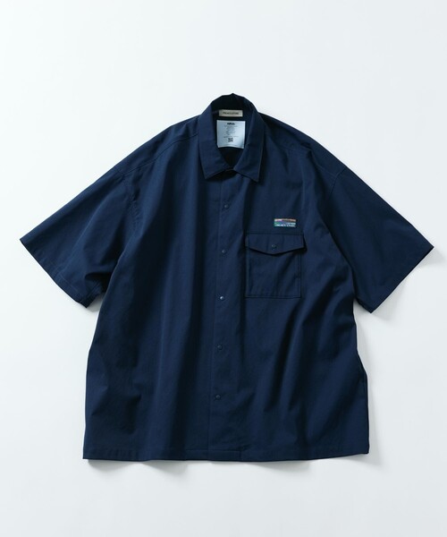 「FREAK'S STORE」 半袖シャツ MEDIUM ブラック メンズ_画像5