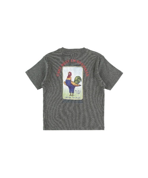 「ALEXIA STAM」 「Lee」半袖Tシャツ M チャコールグレー レディース_画像3