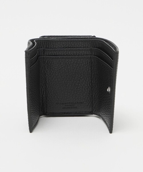 GIANNI CHIARINI ブラック三つ折り財布 GIANNI CHIARINI（ジャンニ キアリーニ） 財布 「GIANNI CHIARINI」三