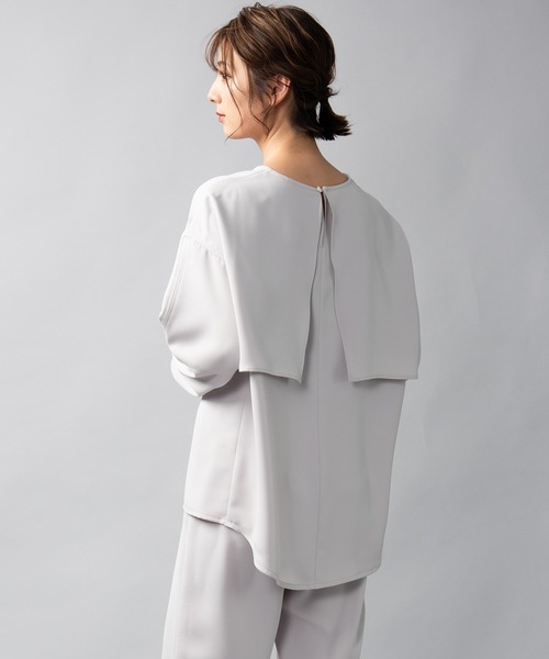 「UNDICI・NOVE」 「AECA BLANC」長袖ブラウス M ベージュ レディース_画像7