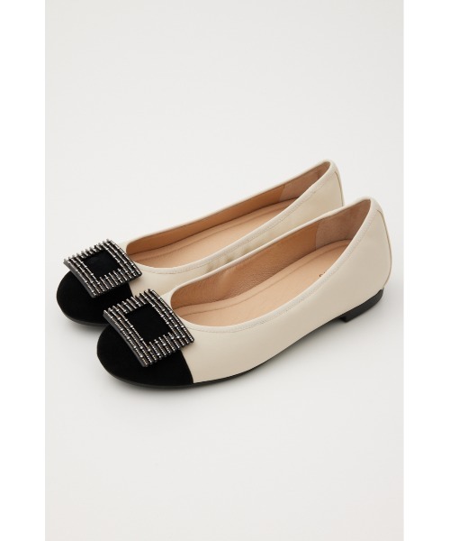 「STACCATO」 フラットパンプス 24cm シルバー系その他 レディース_画像2