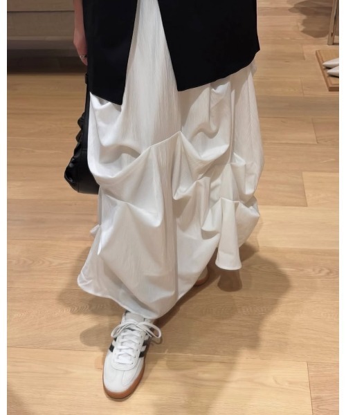 「STYLEMIXER」 フレアスカート MEDIUM ホワイト レディース_画像5