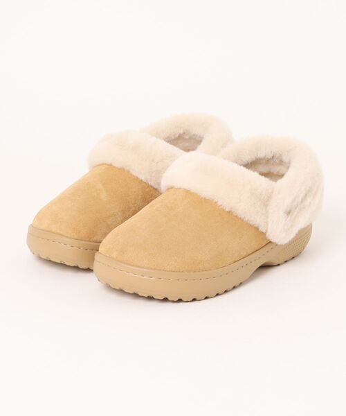 crocs（クロックス） サンダル CL UNFURGTBLE VEGAN SUEDE CLOG