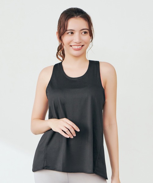 レディースフィットネスウェア バッククロスタンクトップ : ZOZOTOWN