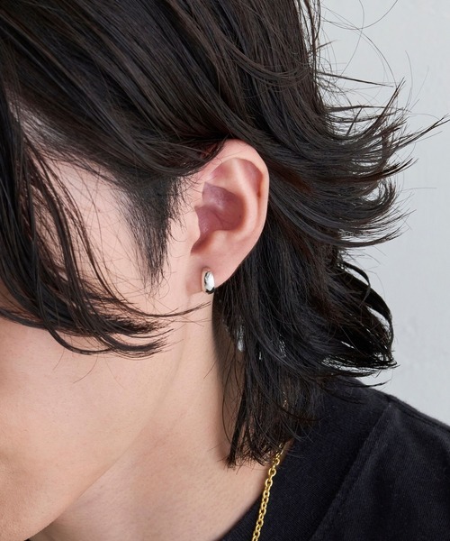 4°C ピアス フープピアス k10 カナル4℃ K10 ホワイトゴールド フープピアス ヨンドシー