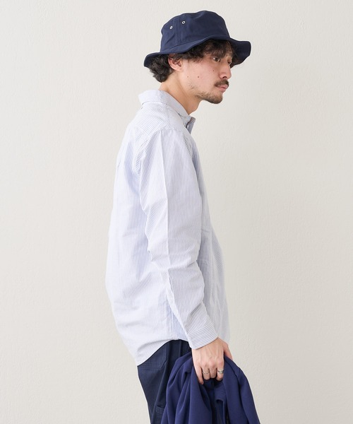 シャツ ブラウス 【GEVACO / ゲバコ】オックスフォードショールカラープルオーバー長袖シャツ|ZOZOTOWN |16