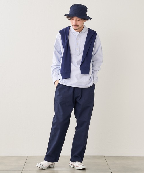 シャツ ブラウス 【GEVACO / ゲバコ】オックスフォードショールカラープルオーバー長袖シャツ|ZOZOTOWN |19