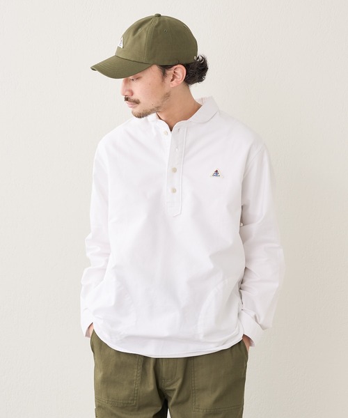 シャツ ブラウス 【GEVACO / ゲバコ】オックスフォードショールカラープルオーバー長袖シャツ|ZOZOTOWN |09