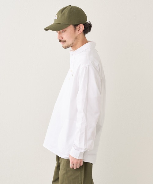 シャツ ブラウス 【GEVACO / ゲバコ】オックスフォードショールカラープルオーバー長袖シャツ|ZOZOTOWN |10