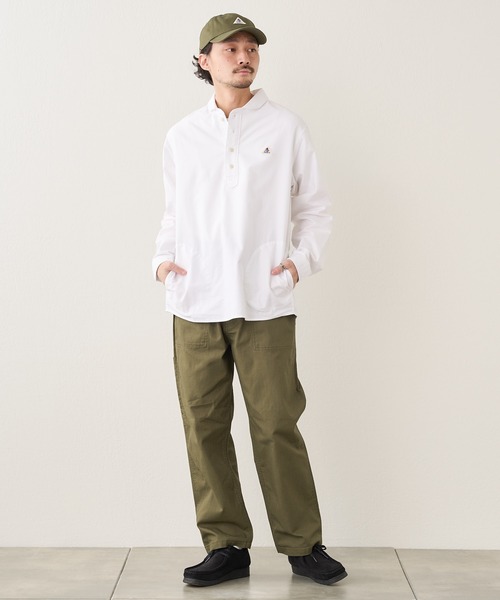 シャツ ブラウス 【GEVACO / ゲバコ】オックスフォードショールカラープルオーバー長袖シャツ|ZOZOTOWN |12