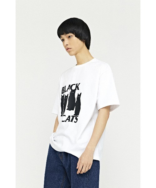 VIVASTUDIO tシャツ Tシャツ BLACK CAT SHORT SLEEVE : ZOZOTOWN