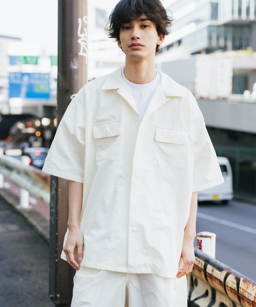 冬バーゲン 特別送料無料 Shirt Camp S S Outfitter バーラップアウトフィッター Burlap ブラウス シャツ Solid 開襟シャツ 半袖 Rs 半袖 サイズ L メンズ L レディース Xlサイズ相当 Www Napsa Co Zm