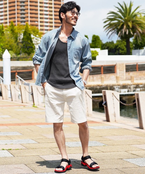 MENS LIGHT WEIGHT STRETCH SHORT PANTS（メンズライトウエイト