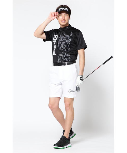 ★ピンPING APPAREL★持続冷感 ショートパンツ 蛍光イエローM新品夏 ☆ピンPING APPAREL☆持続冷感 ショートパンツ 蛍光イエローM