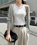 カーディガン UVカット接触冷感ショート丈シア...の詳細画像2