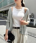 カーディガン UVカット接触冷感ショート丈シア...の詳細画像3