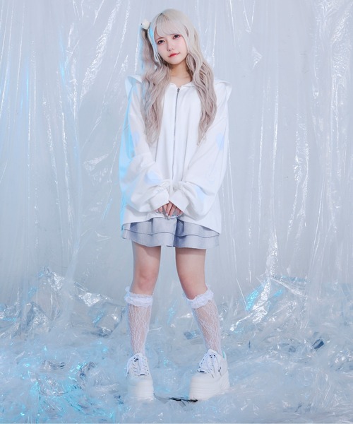 Pal elfy パーカー ビックリボンセーラーパーカー レディース