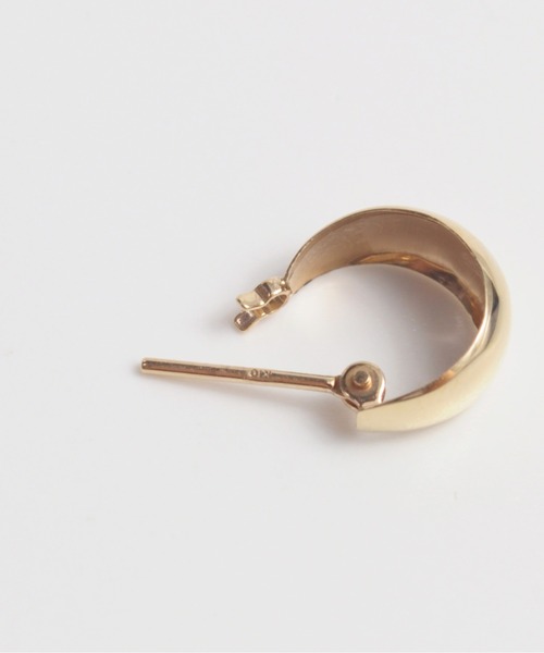 ピアス 「anq.」K10・ルナ リトルピアス レディースの画像