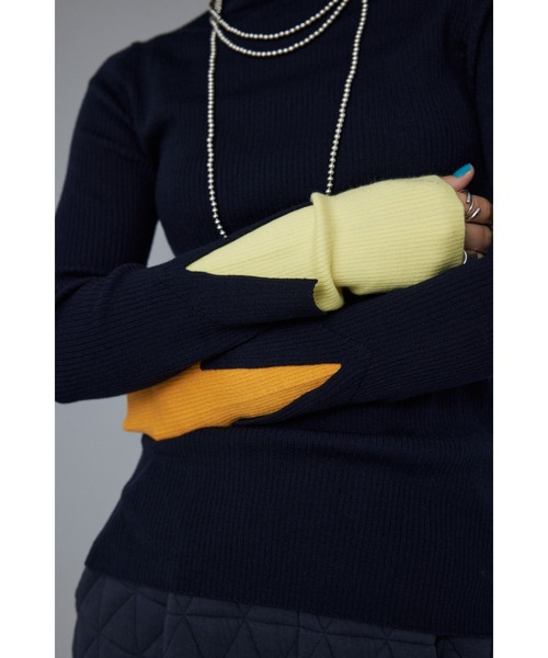 HeRIN.CYE ニット Double cuff tops (ダブルカフトップス