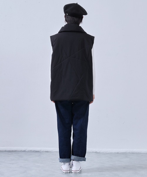 On One's Own ダウンベスト ベスト アシンメトリー・ビッグカラー