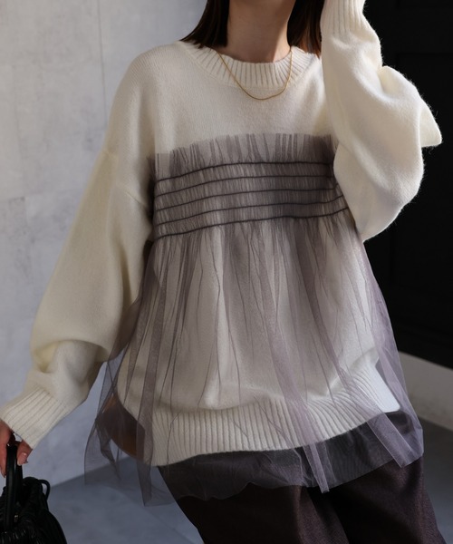 sakishimatokyo ニット セーター 新色追加「着映えトップス」アルパカ