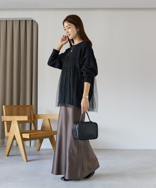 トップス shinya Raquel black wool cashmere silk 182891729_o7.jpg?