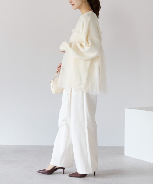 sakishimatokyo ニット セーター 新色追加「着映えトップス」アルパカ