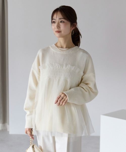 sakishimatokyo ニット セーター 新色追加「着映えトップス」アルパカ