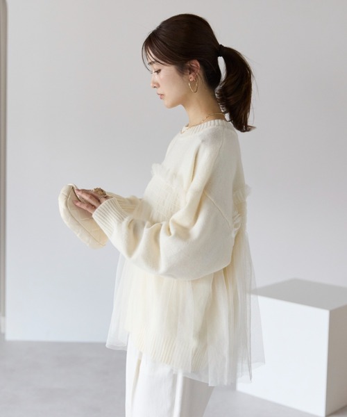 sakishimatokyo ニット セーター 新色追加「着映えトップス」アルパカ