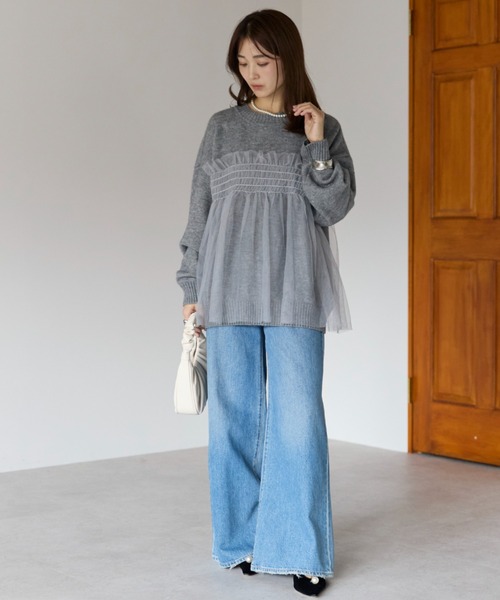 sakishimatokyo ニット セーター 新色追加「着映えトップス」アルパカ