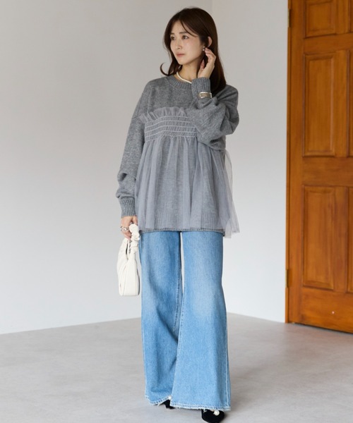 sakishimatokyo ニット セーター 新色追加「着映えトップス」アルパカ