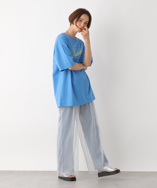 LEPSIM（レプシィム） パンツ チュールレイヤードパンツ 116428