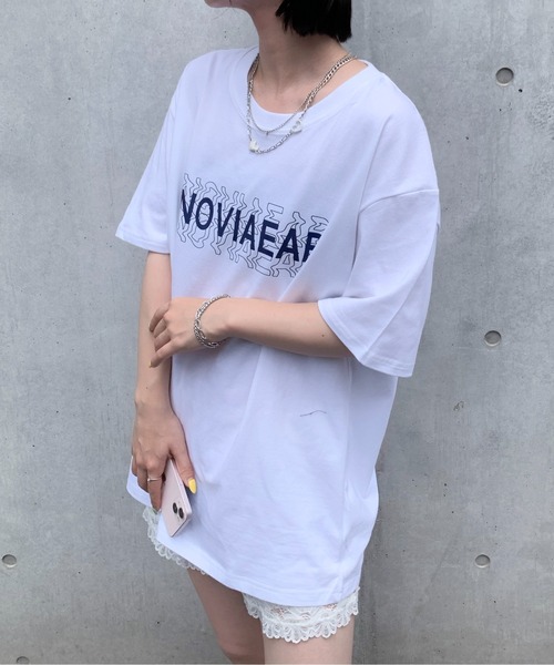 tシャツ オーバーシルエット ビッグバッグロゴプリントTシャツ