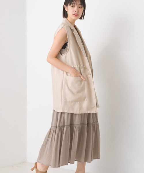 OMNES（ファッション） ワンピース コットンボイルノースリーブ