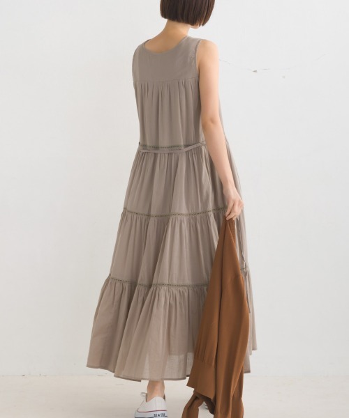 OMNES（ファッション） ワンピース コットンボイルノースリーブ